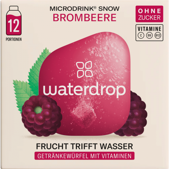 Waterdrop Microdrink Blackberry 12 Stück 