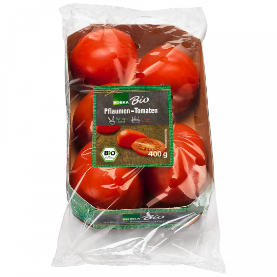 EDEKA Bio Pflaumen Tomaten, Bio Klasse 	II 400g 