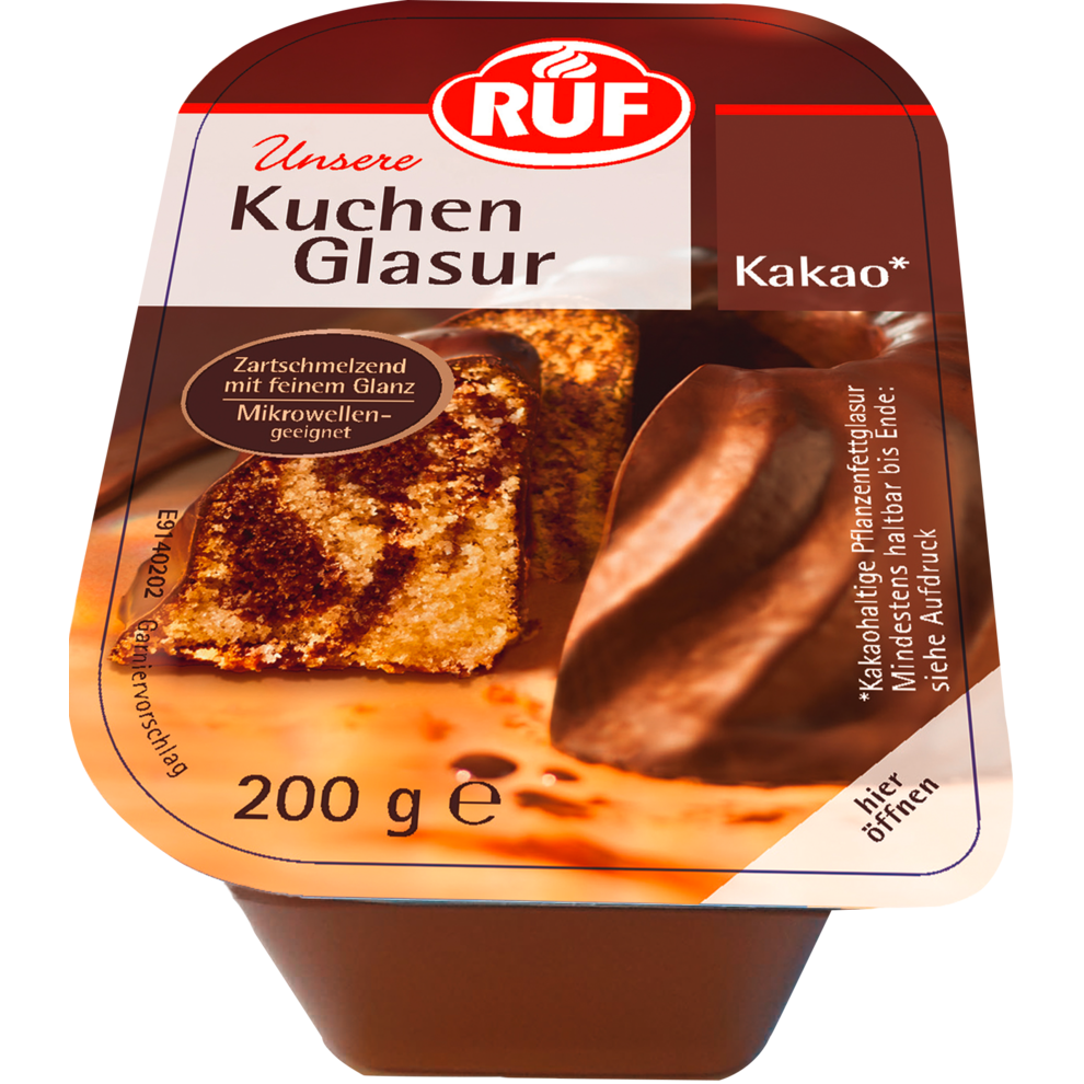 EDEKA | RUF Kuchenglasur Kakao 200 g | online kaufen